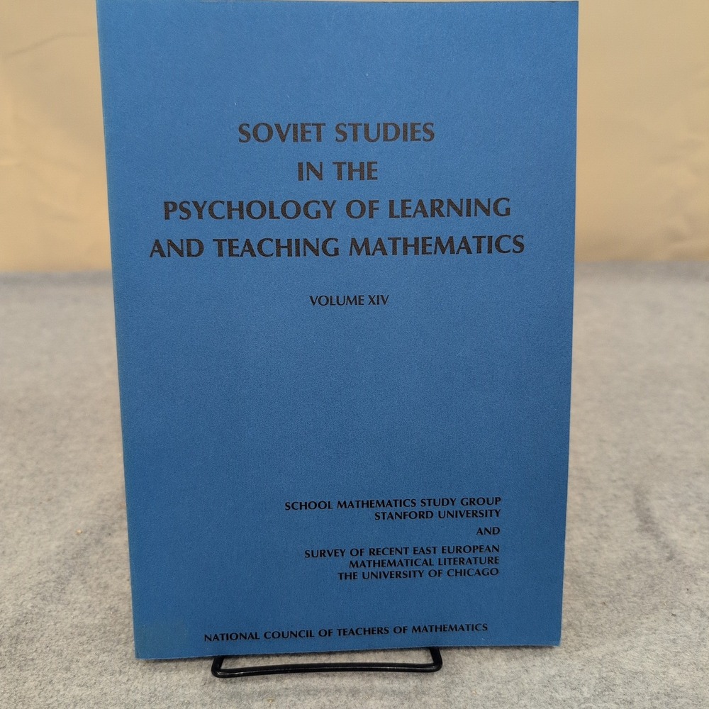 Soviet Studies Psychology of Learning‎ Teaching Mathematics Vol XIV Arithmetic